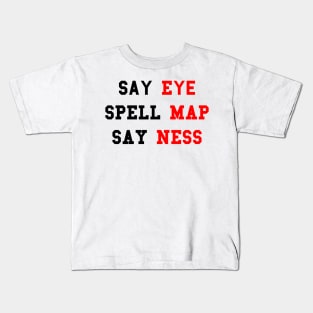 Eye Map Ness Kids T-Shirt
